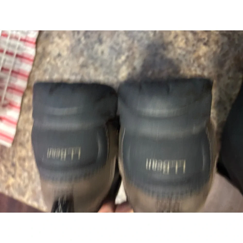 LL Bean Storm Chaser Waterproof Slip On Duck Boots‎ Mens 13 Brown Black 254646